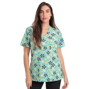 Just Love Women's Scrub Tops / Holiday Scrubs / Nursing Scrubs for Christmas - 1 of 3