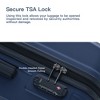 KTMBDW Luggage with Spinner Wheels & Zipper, 3-Piece Travel Suitcase ABS+PC Hardshell Luggage Set with TSA Lock (20+24+28 inch) - 4 of 4