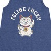 Girls' - Instant Message - Feline Lucky Graphic Sleeveless Aline Dress - 2 of 4