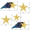 Beistle Starry Night Hanging Shooting Stars, Asstd, (5/Box) Multicolored - 4 of 4