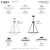 Livex Lighting Newburgh 3 - Light Pendant in  Brushed Nickel - 4 of 4