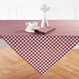 Solino Home Linen Gingham Check Table Throw - 1 of 4