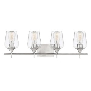 Savoy House Octave 4 - Light Vanity in  Satin Nickel - 1 of 3