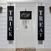 Northlight Trick or Treat Outdoor Halloween Banners - 19.25" - Black and White - Set of 3 - 2 of 4