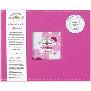 Doodlebug Storybook D-Ring Album 8"X8" - 1 of 1