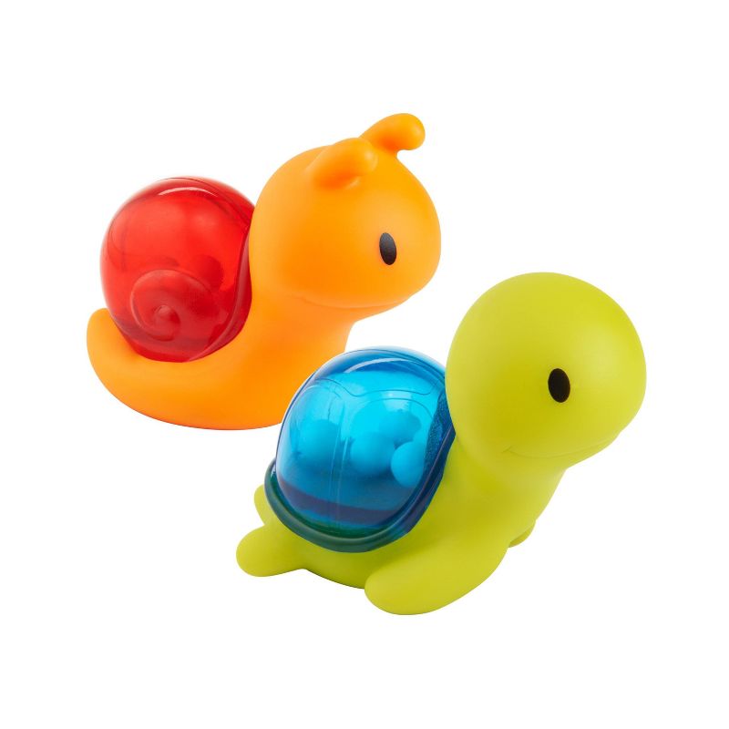 Munchkin Bath Rattle Squirts - Fun Sensory Bath Toys for Babies &#38; Toddlers - 2pk, 1 of 7