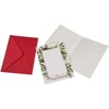 36-Pack Christmas Photo Greeting Card – Red Foil Photo Holder Sleeve, Holiday Photo Frame with Envelopes, Holds 5 x 7 inches Inserts - image 4 of 4