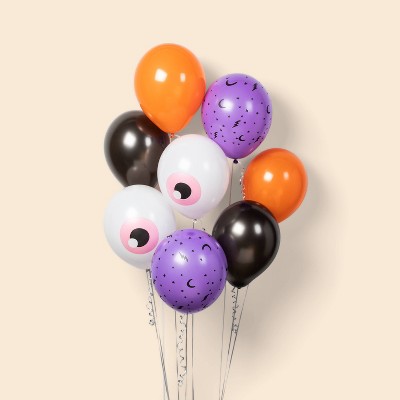 Photo 1 of 4 packs of 20ct Balloon Pack Halloween Icons - Spritz&#8482;