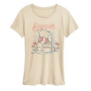 Women's - Disney - Sweet Pooh Short Sleeve Graphic T-Shirt - 1 of 4