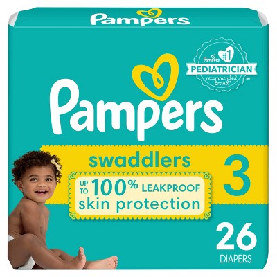 Pampers Swaddlers Diapers Jumbo Pack - Size 3 - 26ct