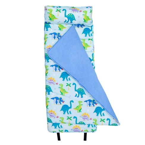 Wildkin Kids Original Cotton Blend Nap Mat With Pillow For Toddler And