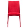 LeisureMod Mace Modern Plastic Dining Side Chair for Indoor and Outdoor, Set of 2 - 3 of 4
