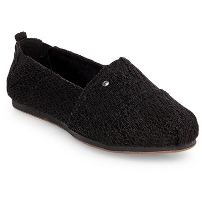 target black slip on shoes