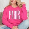 Simply Sage Market Women's Graphic Sweatshirt Paris France Distressed - 2 of 2