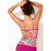 Swimsuits for All Women's Crisscross High Neck Tankini Top (Plus Sizes Available) - 3 of 4