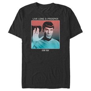 Men's Star Trek: The Original Series Spock Live Long and Prosper Poster T-Shirt - 1 of 4