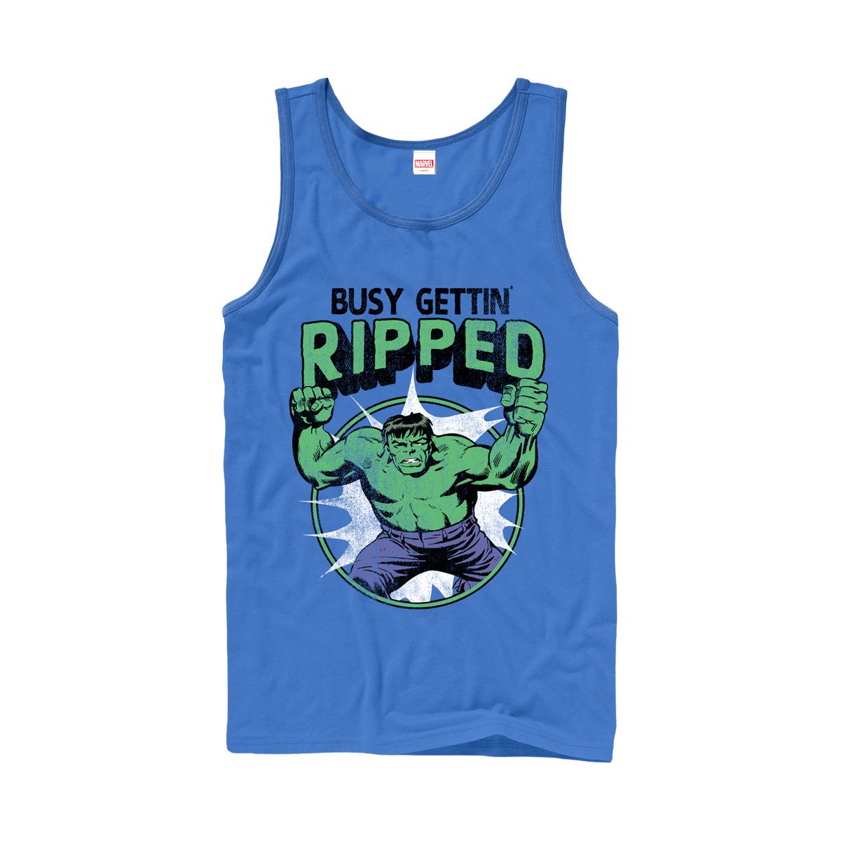 Men's Marvel Hulk Getting Ripped Tank Top