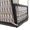 NAYSAYE Patio Swing Woven Rope Outdoor Swing Sofa with Cushions for Courtyard and Balcony Relaxation, Beige, 26.4"*20.1"*35.3" - 3 of 4
