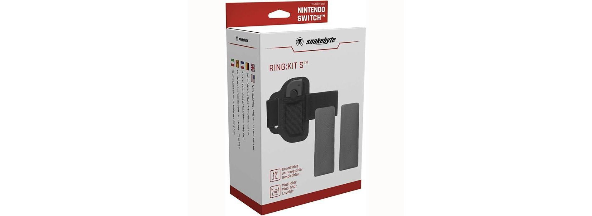Snakebyte Nintendo Switch RING KIT S - Ring Fit Adventure Accessories, Adjustable Fit