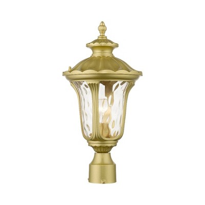 Livex Lighting Oxford 1 - Light Post Light in  Soft Gold