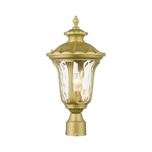 Livex Lighting Oxford 1 - Light Post Light in  Soft Gold - 1 of 4