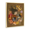 Stupell Industries Autumn Owl & Girl Floating Frame Canvas Art - 2 of 4