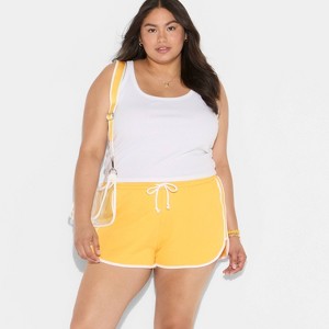 Women's Game Day Terry Pull-On Shorts - Wild Fable™ - 1 of 3