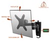 MegaMounts Full Motion Wall Mount for 13-30 in. Displays with HDMI - image 2 of 3