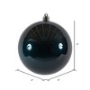 Vickerman Midnight Blue Ball Ornament - 2 of 4