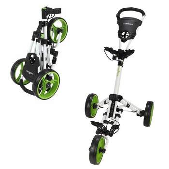 Ram Golf Push / Pull 3-wheel Golf Cart With 360 Rotating Front Wheel :  Target