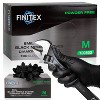 FINITEX Black Industrial 3D Diamond Texture Disposable Nitrile Gloves - 100, 300 & 1000 PCS, 8mil Heavy Duty Chemical Resistant Mechanic Gloves - 3 of 4