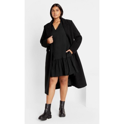 Women's Plus Size Laylo Dress - black | CITY CHIC