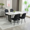 DYHOME Dining Chairs Modern Kitchen Chairs Set of 4, PU Leather Restaurant Chairs - 2 of 4