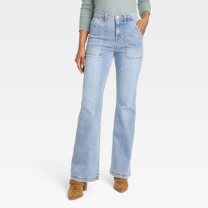 Women's High-Rise Anywhere Flare Jeans - Knox Rose™ - 1 of 3