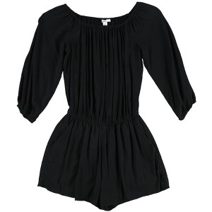 bar III Womens Off-the-Shoulder Romper Jumpsuit - 1 of 2