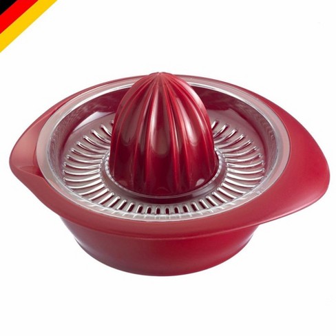 Vollum Manual Fruit Juicer - Commercial Grade, Stainless Steel And Cast  Iron - Non-skid Suction Cup Base - 15.3 - Red : Target