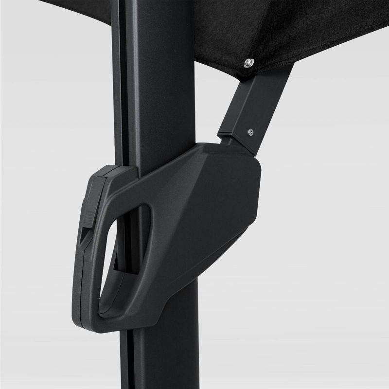 11' Round Offset Outdoor Patio Cantilever Umbrella with Black Pole - Threshold™, 4 of 6