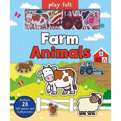 fuzzy felt farm animals