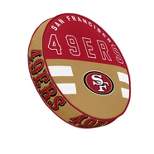 NFL San Francisco 49ers Circle Plushlete Pillow