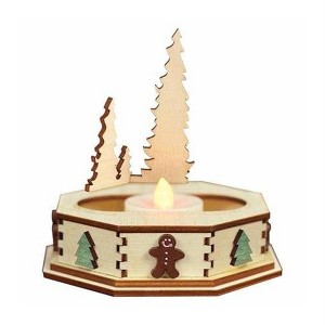 Old World Christmas Trees Tealight Display - 1 of 1