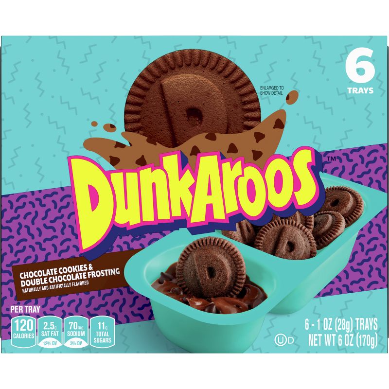 Dunkaroos Chocolate Cookies &#38; Double Chocolate Frosting - 6oz/6ct, 4 of 6