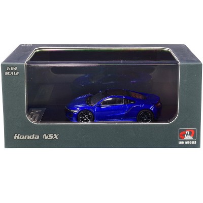 Honda NSX Blue Metallic with Carbon Top 1/64 Diecast Model Car by LCD Models