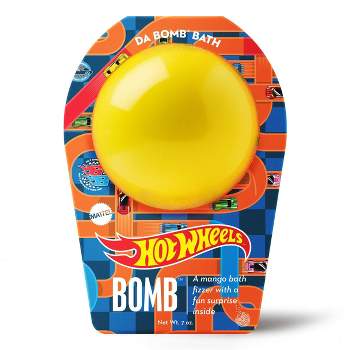 Da Bomb Bath Fizzers Hot Wheels Yellow Bath Bomb - 7oz