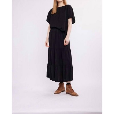 Women's Charlie Tiered Skirt - Self Contrast
