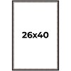 PosterPalooza | Simple Silver Picture Frame - UV Acrylic, Foam Board Backing, Hanging Hardware - 2 of 4