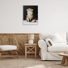 Stupell Industries Blissful Fox with Snowflakes Black Framed Giclee Art - 2 of 4