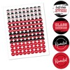 Big Dot of Happiness Reunited Red - School Class Reunion Party Round Candy Sticker Favors - Labels Fits Chocolate Candy (1 sheet of 108) - 2 of 4
