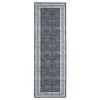 Washable Area Rugs Modern Geometric Floor Cover, Non-Slip Contemporary Bordered Accent Carpet, Stain-Resistant Low Pile Indoor Carpet - 4 of 4
