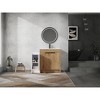 NicBex Bathroom Vanity with Ceramic Sink,Bathroom Sink Vanity with Storage Cabinets,Bathroom Sink Cabinet for Bathroom,White/Brown - 4 of 4