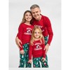 The Children's Place Adult Matching Family Merry Christmas Long Sleeve Cotton And Microfleece Pajamas - 3 of 4